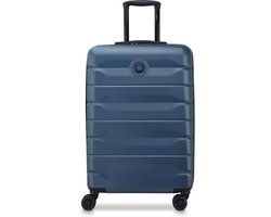 Delsey Air Armour Uitbreidbare Middelgrote Koffer 68 cm - 77L - TSA Slot - 4 Dubbele Wielen - Pebble