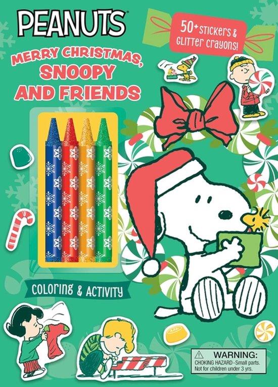 Color & Activity with Crayons- Peanuts: Merry Christmas, Sno ... - cover