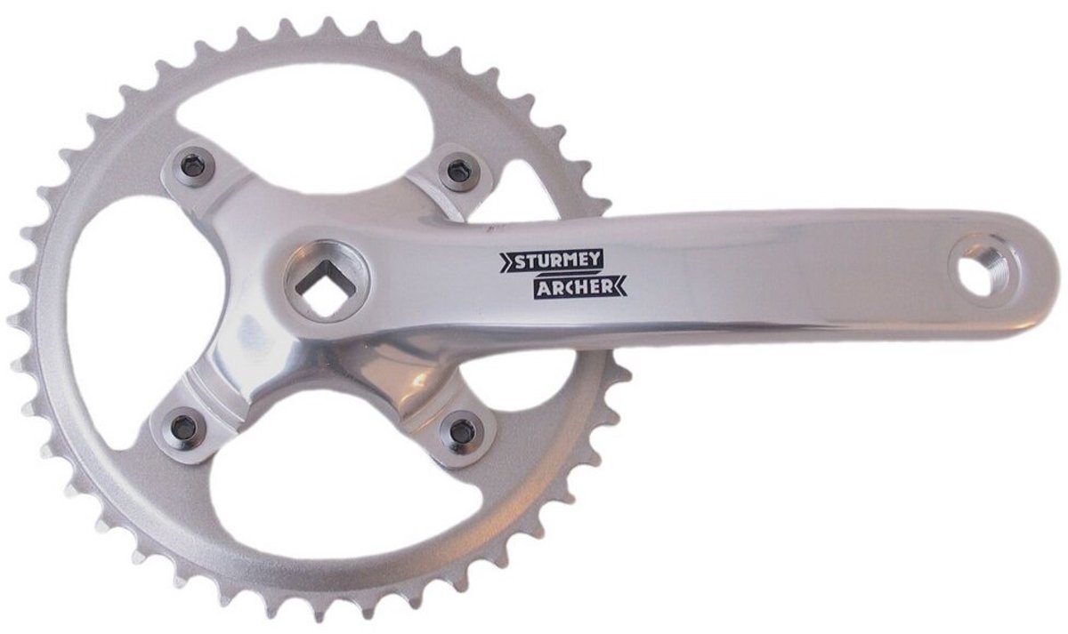 Crankstel Sturmey Archer FCS720 - 42T / 170mm met vierkante as - zilver (3/32")