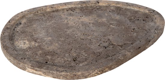 STENEN SCHAAL GLAZUUR WIT 6 CM