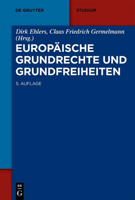 de Gruyter Studium- Europäische Grundrechte Und Grundfreihe ... - cover