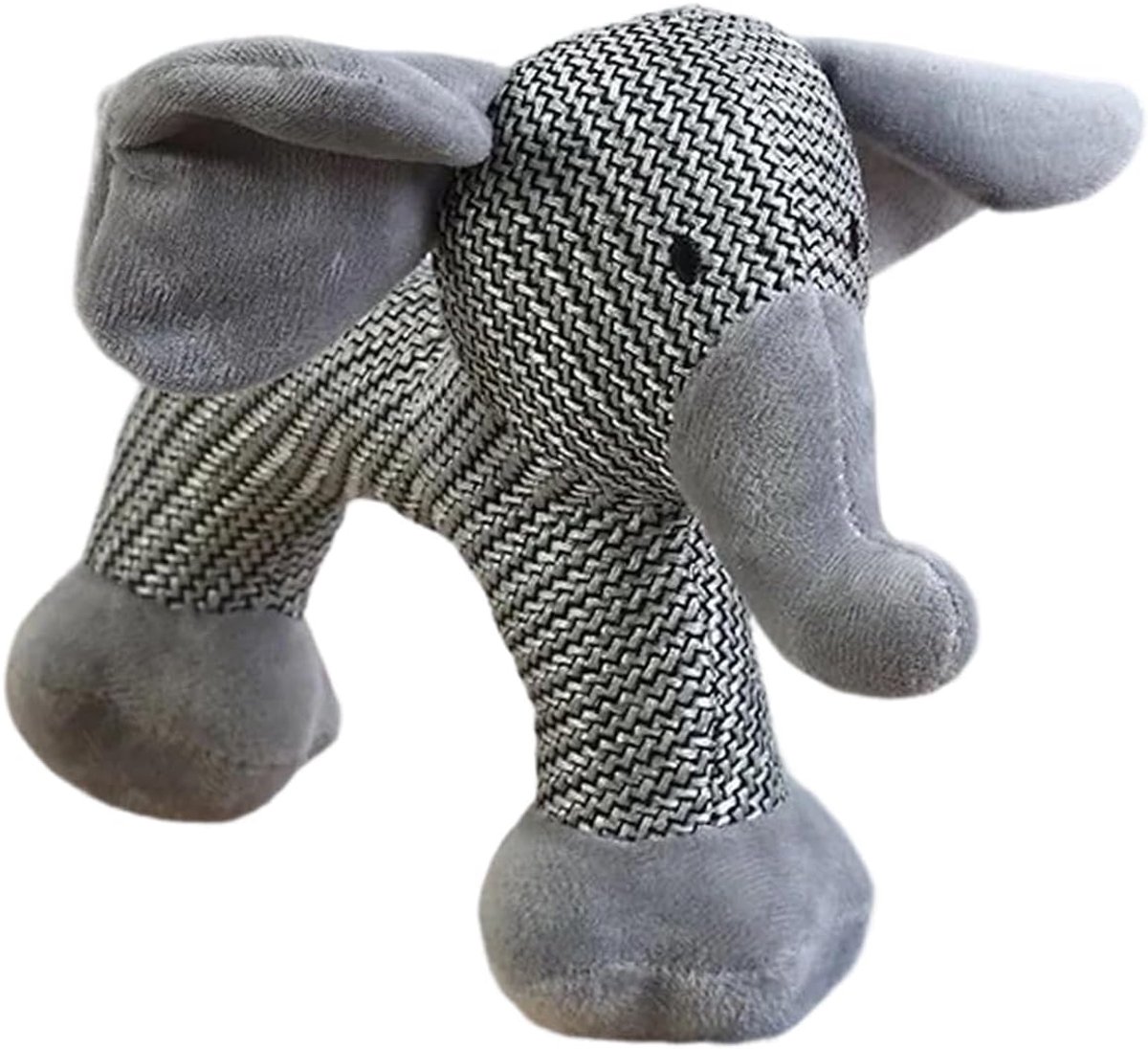 Honden Speelgoed - Interactief Speelgoed - Verrijking Huisdier - Met Piep Functie - 28x6x19 cm - Grijs