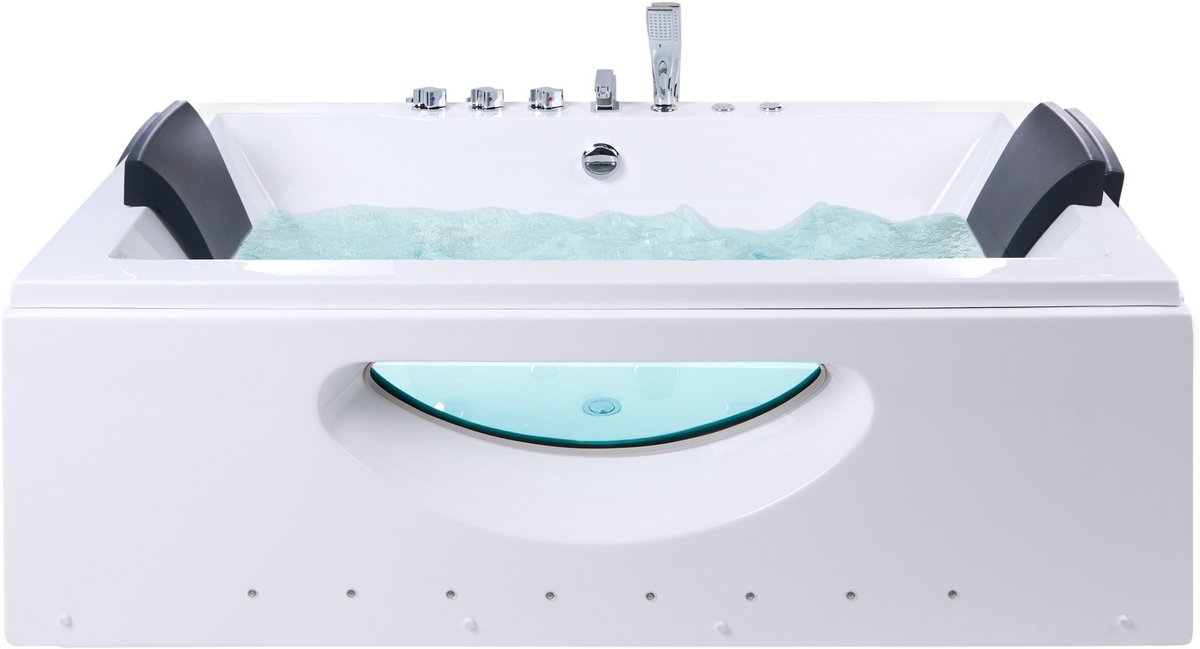 HAWES - Whirlpool met LED - Wit - 180 x 90 cm - ABS