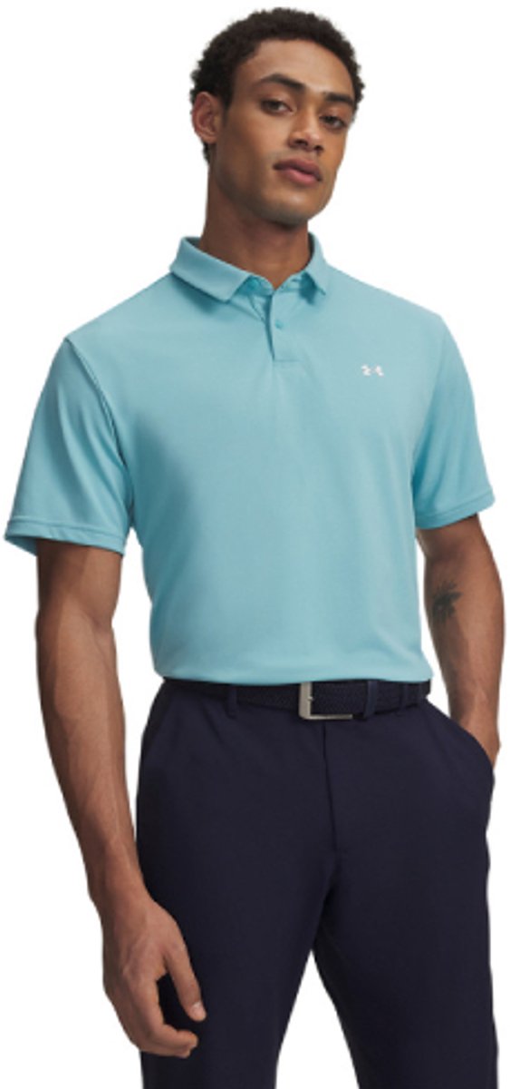 Under Armour T2G Pique Polo Blue Haze van Merkloos — afbeelding 2