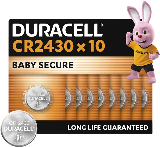 Duracell Specialty CR2430 lithium knoopcelbatterijen 3V 10 stuks