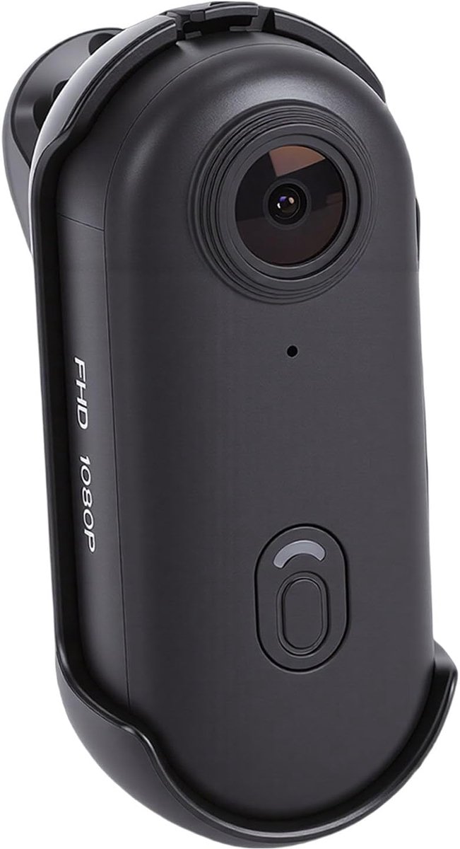 Mini Actiecamera - Draagbare Camera - Avontuur Vastleggen - 4K Video Opname - 30M Waterdicht - Zwart