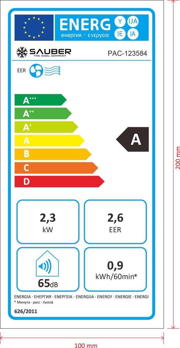 Honeywell Airco HG9CESLKK - 9000BTU - Ruimtes tot 30 m² - 65 - afbeelding 2