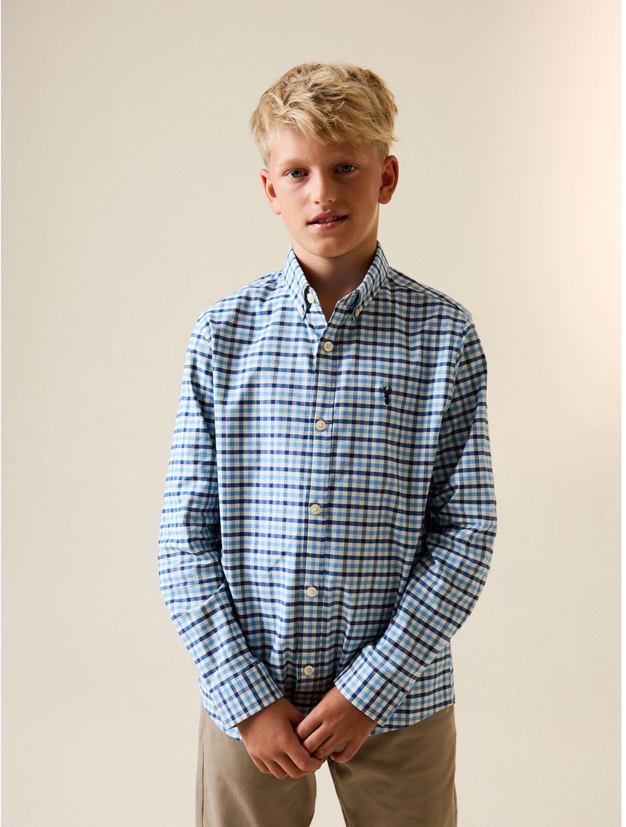 Next - Jongens - Single Oxford-overhemd - Blauw