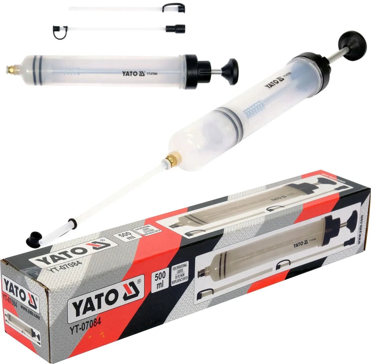 YATO 500 CC Professionele Handmatige Olie, Benzine en Vloeistofpomp