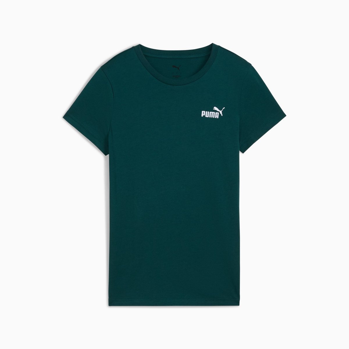 Puma T-shirt Dames Ess 2 Color Small No. 1 Logo Tee Groen