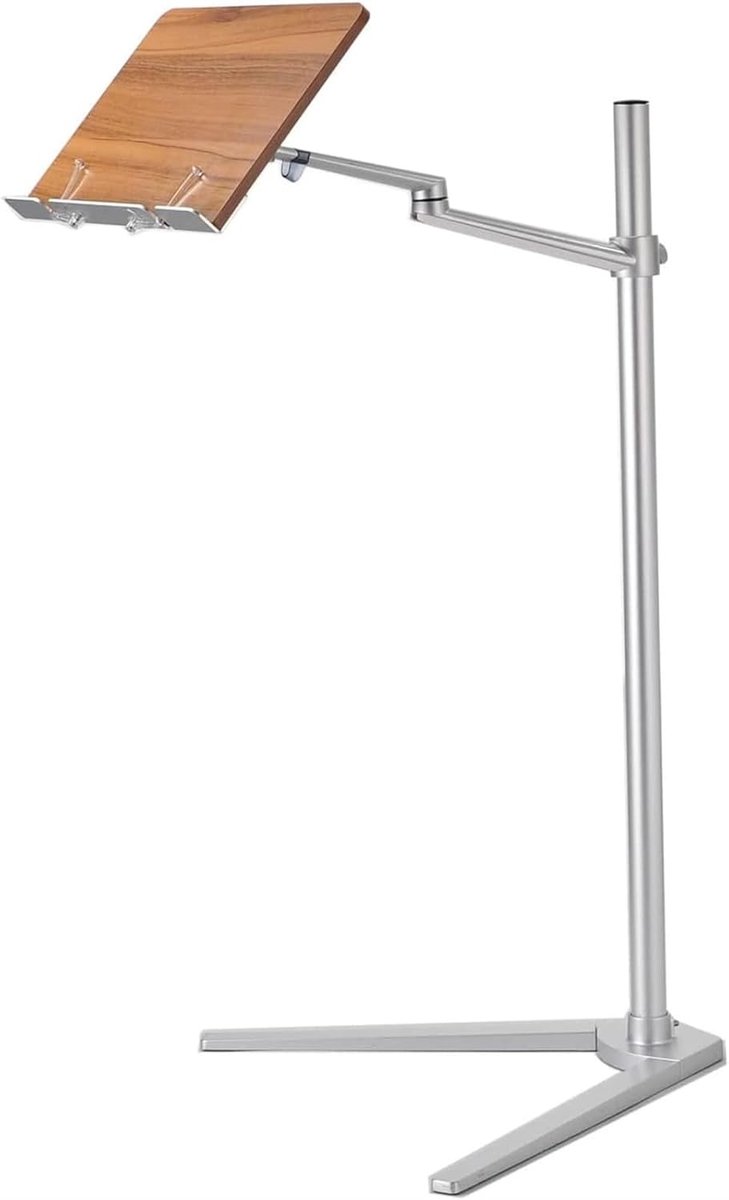 Vloer Lessenaar - Leesstandaard Boeken - Comfortabel Lezen - Stabiele V-vorm - 39x26 cm