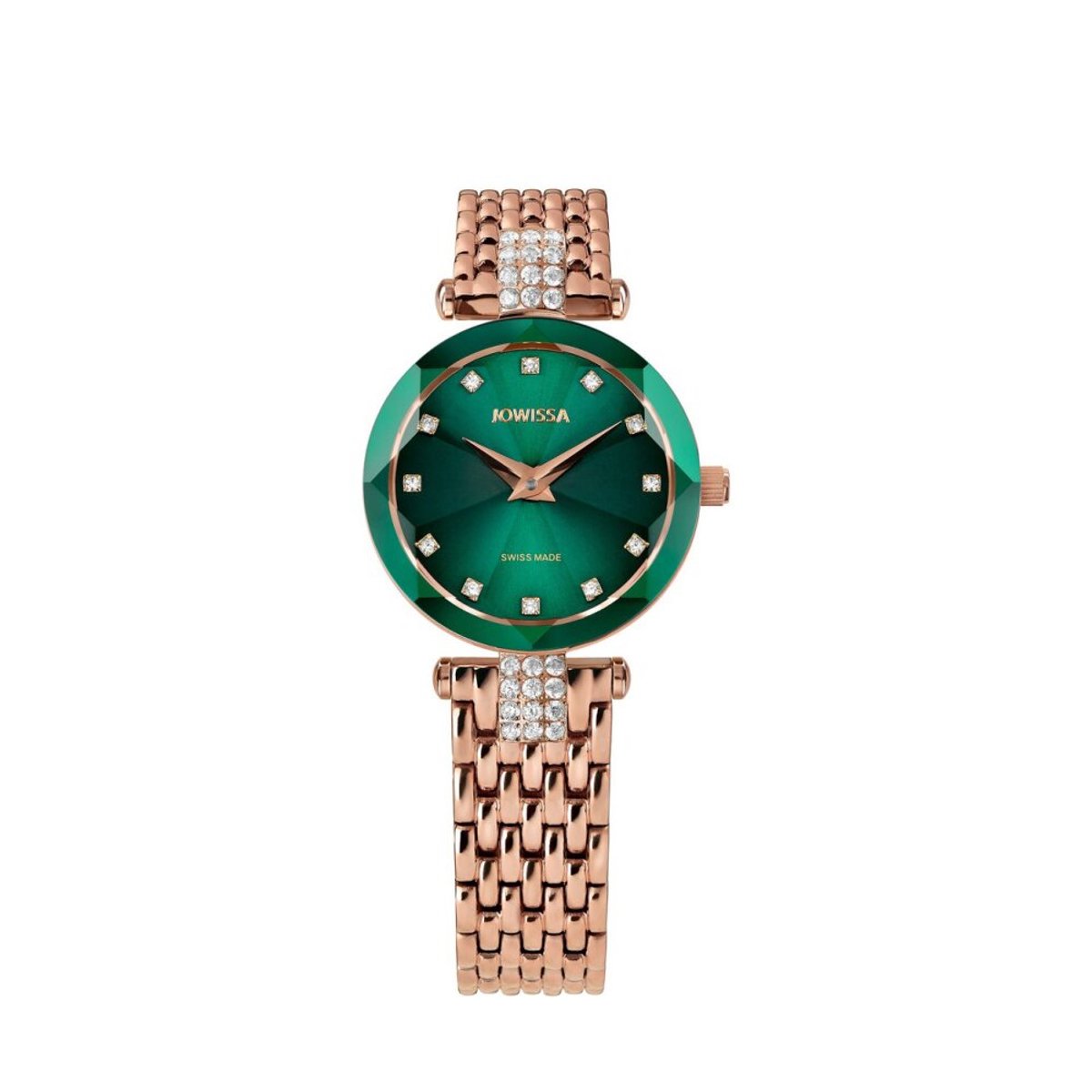 Jowissa - J5.776.S - Polshorloge - Dames - Quartz - Facet Strass