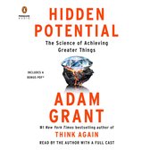 Boekcover van "Hidden Potential" met de titel in oranje letters en een afbeelding van een diamant boven op steenkool met gloeiende sintels.