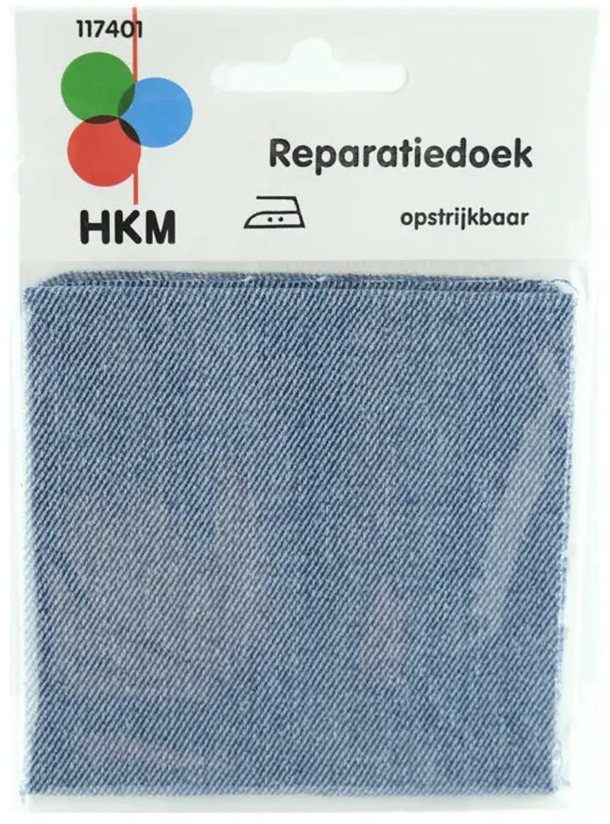 Patches 4 kleuren denim patches jeans kit 12,5 x