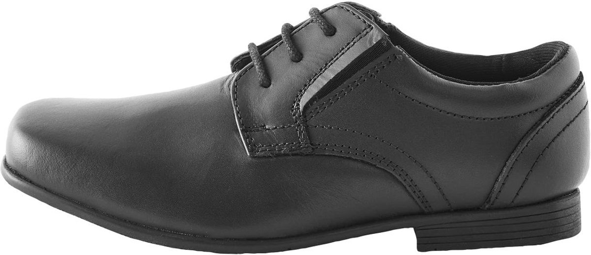 Next - Jongens - Leren veterschoenen - Zwart