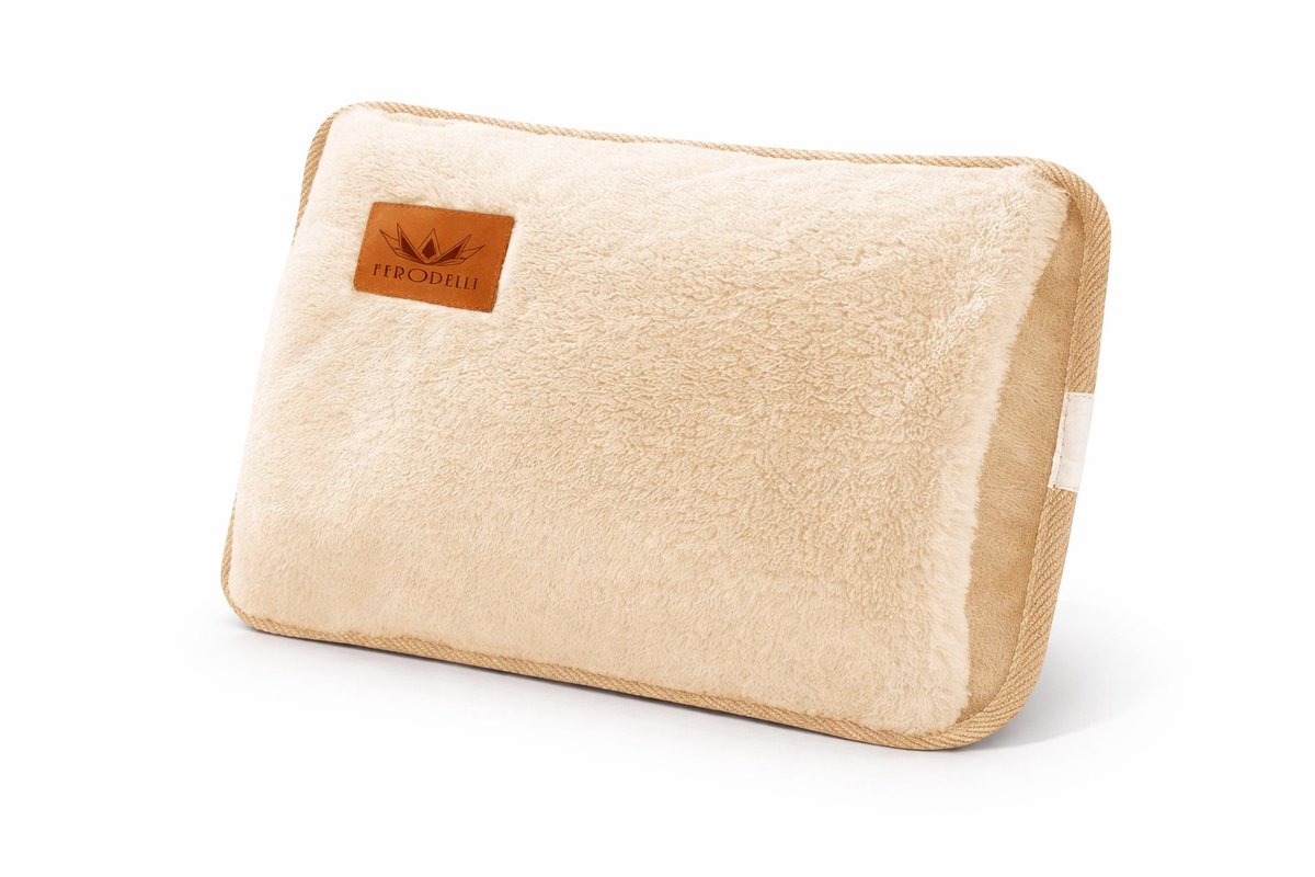 Bol.com Ferodelli Elektrische Kruik - Oplaadbare Kruik - Warmtekussen - Elektrische Warmtekruik - Warmwaterkruik - Water - Met H... aanbieding