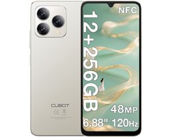 CUBOT A40 Smartphone - 12GB RAM 256GB ROM - 5100 mAh - Android 15 - Dual SIM 4G - 6,88 inch 120Hz - NFC - GPS - Beige
