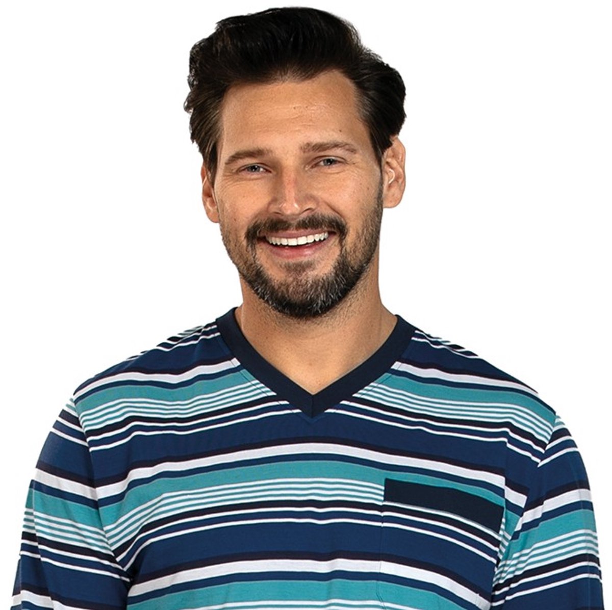 Heren Pyjama 'Blue Stripes'