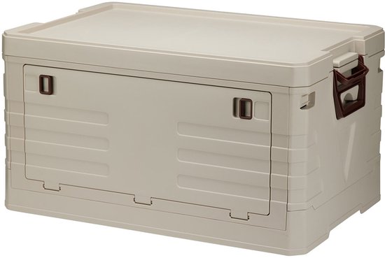 Froyak Opbergbox - Transparante kunststof box met deksel - 53x35x29 cm