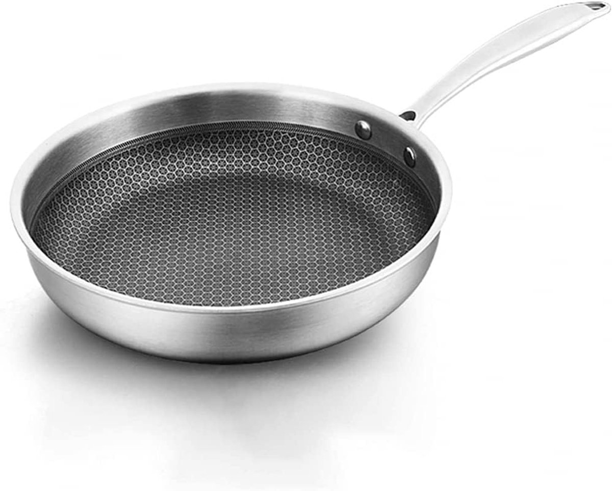 Mesh Wokpan Koekenpan Snel Koken Krasvaste Coating 26cm Diameter