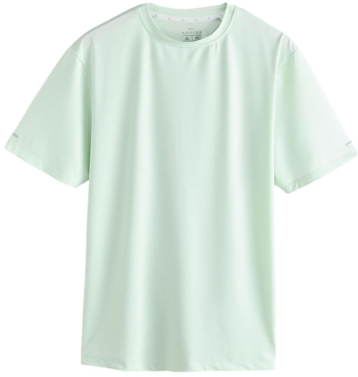 Next - Heren - Active Gym Textured Training T-shirt - Blauw