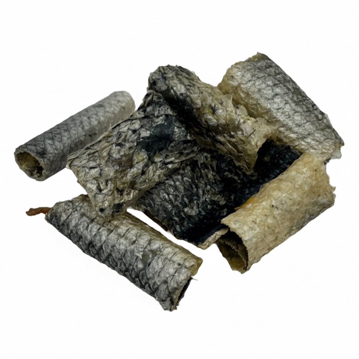 Kabeljauwhuid - Hondensnack - 1kg - 100% Natuurlijk - Gedroogd - Gecertificeerd - Vis - Beloningsnack