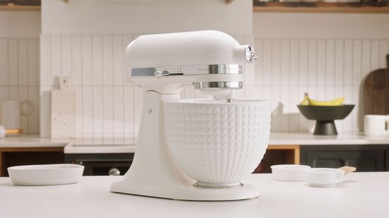 Kitchenaid Artisan 5KSM156CXEPL - Keukenmachine - 4,7L - Porcelein Wit - 3 Menghaken van KitchenAid — afbeelding 4