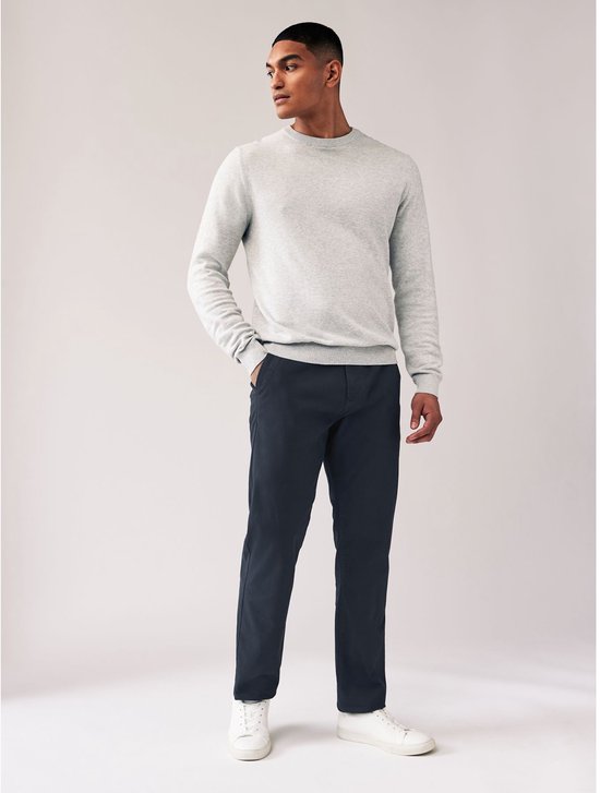 Next - Heren - Stretch-chino's, 2-pack, rechte pasvorm - Grijs