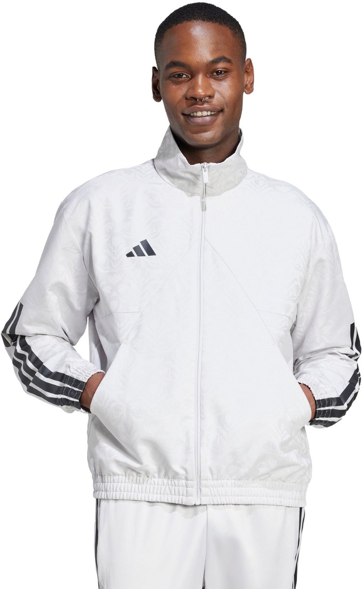 adidas Sweater Heren Tiro WV TT Q3 Wit - Maat 2XL