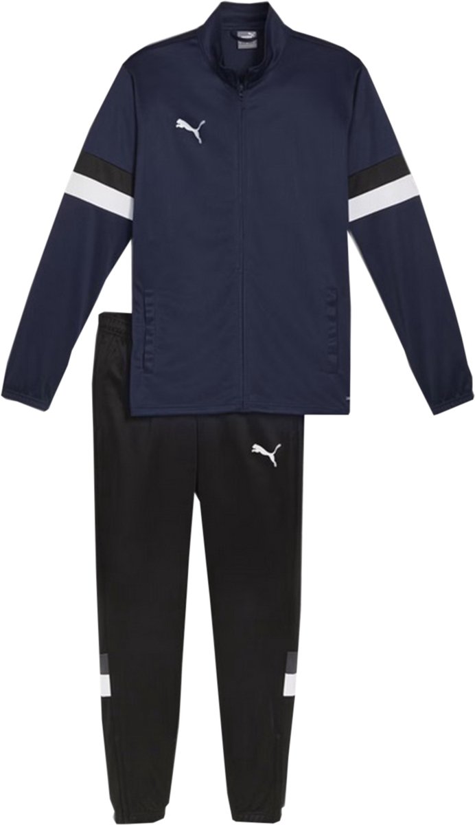 Puma Trainingspak Heren Team Rise Donkerblauw Zwart