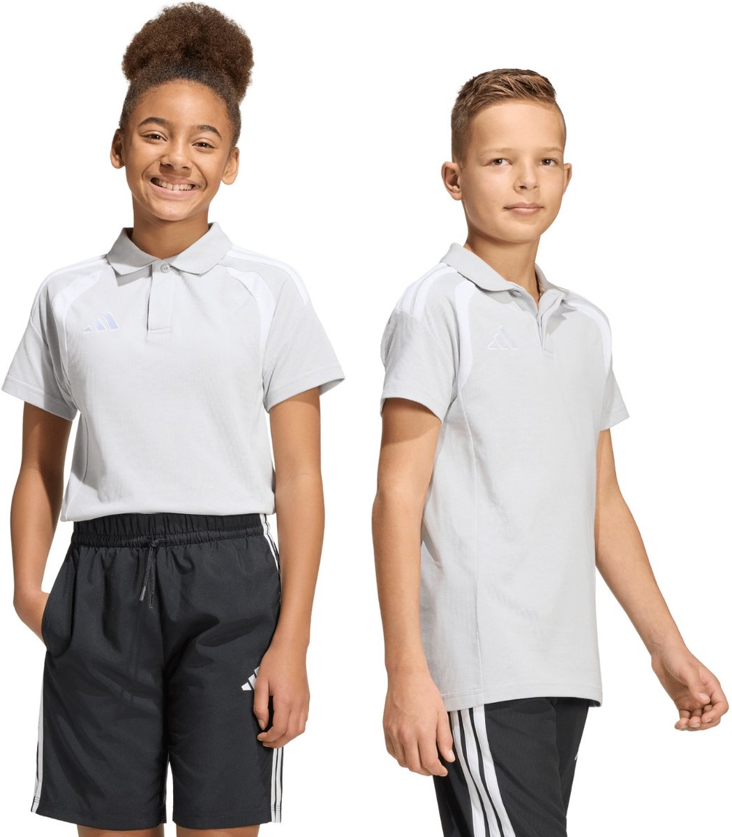 adidas T-shirt Kinderen Tiro 26 League Poloshirt Grijs - Maat 116cm