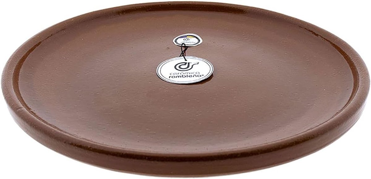 Vuurvaste Plate - Red Clay Schaal - Pizza Bakken - Oven Magnetron Vaatwasser Veilig
