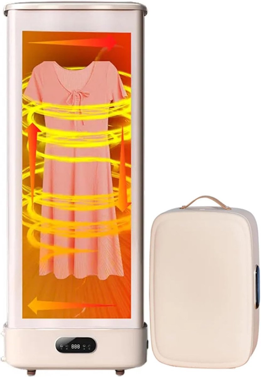 Elektrische Wasdroger Draagbaar Droogrek Snel Kleding Drogen Opvouwbaar En Efficiënt 8 Kg Capaciteit Roze