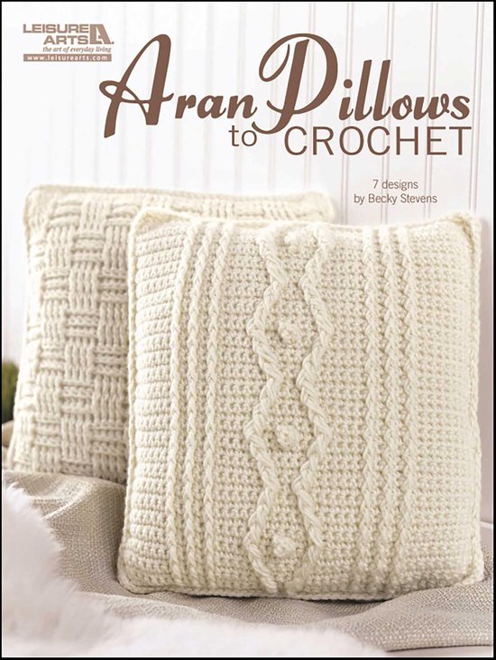 Aran Pillows to Crochet - cover