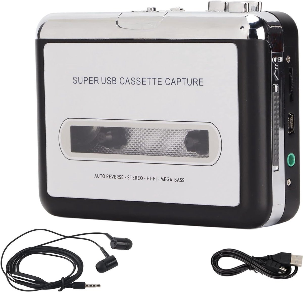 Cassette Speler - Draagbare Tape Speler - Muziek Beluisteren - Converteer Tapes Naar MP3
