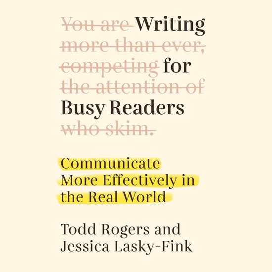 Writing for Busy Readers - cover