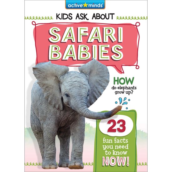 Active Minds Kids Ask About Safari Babies - cover