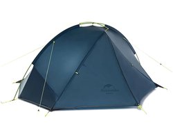 Naturehike Tagar 1 – 1 persoons lichtgewicht tent – Waterdichte kampeertent – 20D 4000MM – Inclusief grondzeil – Outdoor koepeltent – Navyblue