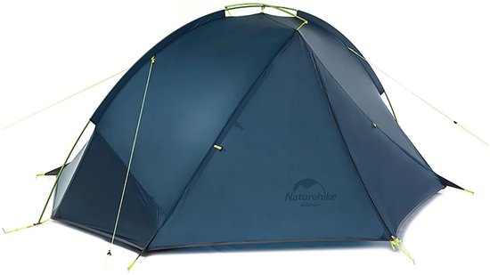 Naturehike Tagar 1 – 1 persoons lichtgewicht tent – Waterdichte kampeertent – 20D 4000MM – Inclusief grondzeil – Outdoor koepeltent – Navyblue
