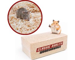 Zaagsel Houtvezel voor Konijn, Hamster en Paard | Bodembedekking 550L Grootverpakking | Stofarm houtkrullen | STOCERS