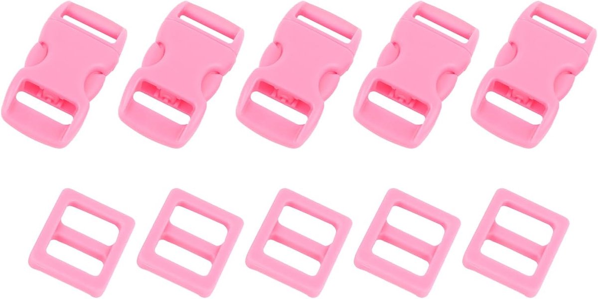 Verstelbare Gespen - Schuifclips Riemen - Rugzak Reparatie - Duurzaam Plastic Materiaal - Zijsluiting