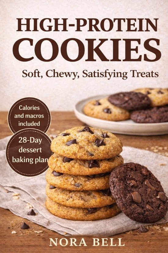 The High Protein Comfort Baking- High Protein Cookies - cover
