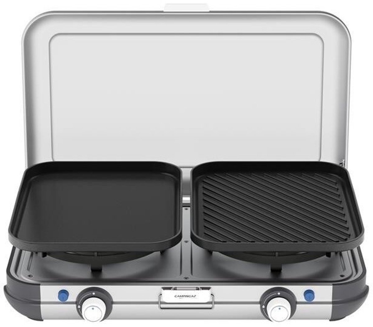 Campingaz Kitchen 2 Grill and Go CV - luxe camping kooktoestel – gas stove - grijs