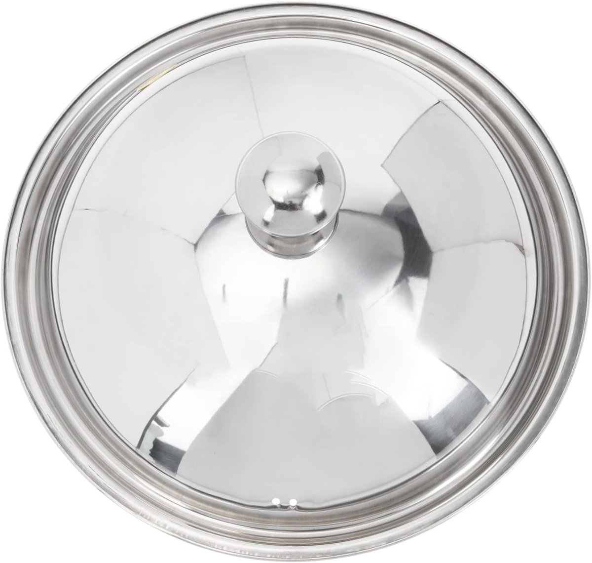 Magnetrondeksel - Potdeksel - Magnetron Gebruik - Roestvrij Staal - 30 Cm - Zilverkleurig
