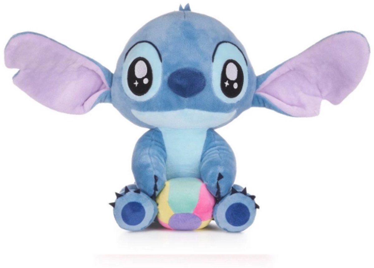 Stitch (Strandbal) Disney Lilo & Stitch Pluche Knuffel 30 cm - Speelgoed Knuffels voor Kinderen Jongens Meisjes
