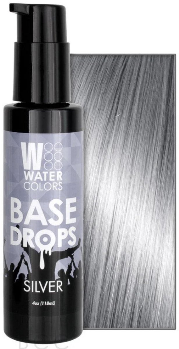 Tressa Watercolors Base Drops Silver -118 ML