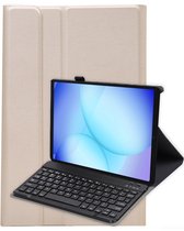 Étui Convenant pour Samsung Galaxy Tab A11 Plus Étui Clavier Housse Keyboard Case Cover - Housse Convenant pour Samsung Tab A11 Plus Étui Clavier Case - Goud