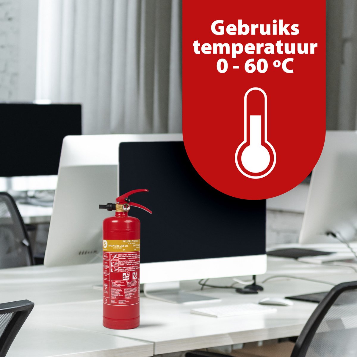 Smartwares SB2 Brandblusser schuim 2 liter