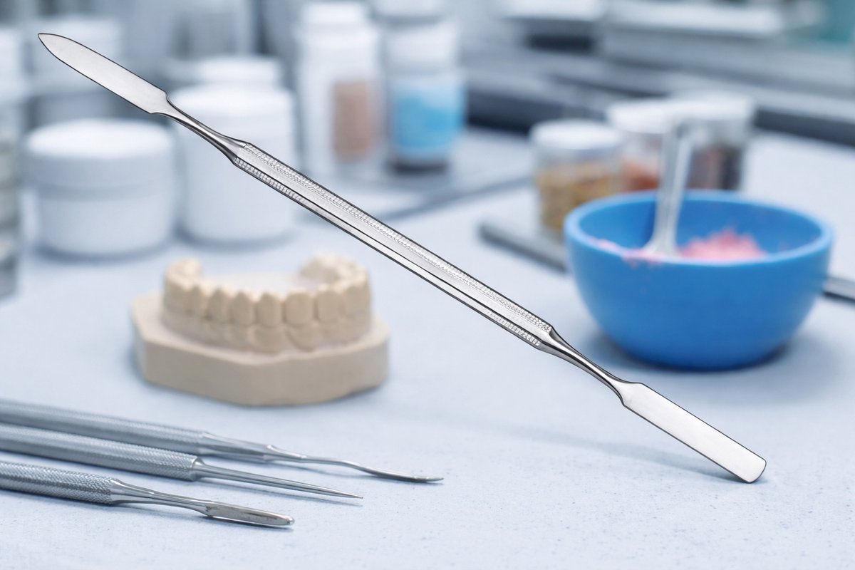 Belux Surgical Instruments / Dubbelzijdige Wax Spatula / Mengspatel – RVS – Tandtechnisch Laboratorium Instrument – Herbruikbaar & Autoclaveerbaar