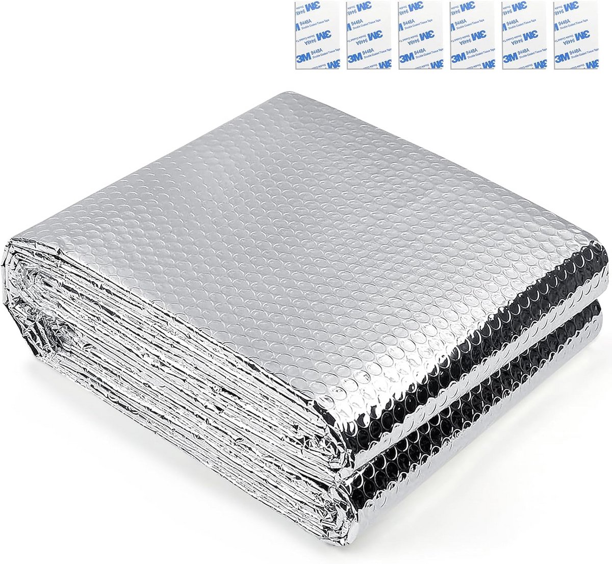 Isolatiefolie - Reflectiefolie Radiatorfolie - Energie Besparen - Hoge Reflectie - 500 x 60 cm - Aluminium